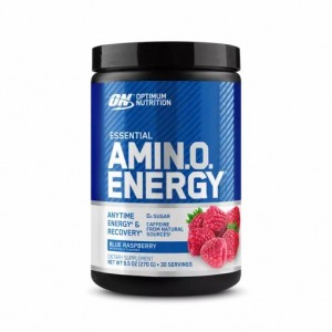 Optimum Nutrition ESSENTIAL AMIN.O. ENERGY® Blue Raspberry 0.6 lb (30 Servings) Argentina | 07182-EQLJ