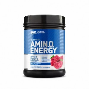 Optimum Nutrition ESSENTIAL AMIN.O. ENERGY® Blue Raspberry 1.29 lb (65 Servings) Argentina | 26459-XKTC