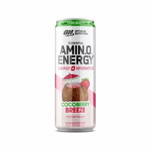 Optimum Nutrition ESSENTIAL AMIN.O. ENERGY+ Electrolytes Sparkling *new* Cocoberry Breeze 355ml * 12 Cans (12 Servings) Argentina | 16875-ZHVP