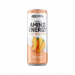 Optimum Nutrition ESSENTIAL AMIN.O. ENERGY+ Electrolytes Sparkling Peach Bellini 355ml * 12 Cans (12 Servings) Argentina | 52937-ZGQA