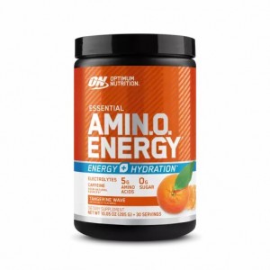 Optimum Nutrition Essential AMIN.O. ENERGY + Electrolytes Tangerine Wave 0.63 lb (30 Servings) Argentina | 39647-BOKP