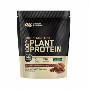 Optimum Nutrition GOLD STANDARD® 100% Plant Rich Chocolate Fudge 1.06 lb (12 Servings) Argentina | 74138-FLNJ