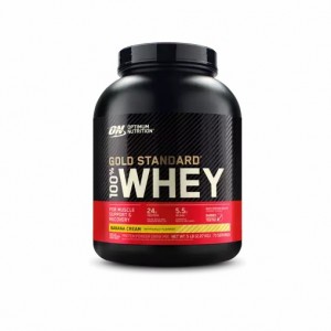 Optimum Nutrition GOLD STANDARD 100% WHEY™ Banana Cream 5 lb (73 Servings) Argentina | 81359-SDOL