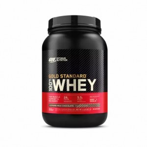 Optimum Nutrition GOLD STANDARD 100% WHEY™ Extreme Milk Chocolate 2 lb (28 Servings) Argentina | 53014-YRIK