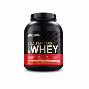 Optimum Nutrition GOLD STANDARD 100% WHEY™ French Vainilla Creme 5 lb (73 Servings) Argentina | 01789-FIQL