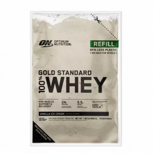 Optimum Nutrition GOLD STANDARD 100% WHEY™ Recyclable Refill Bag Vainilla Ice Cream 2 lb (29 Servings) Argentina | 56102-LCKA