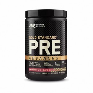 Optimum Nutrition GOLD STANDARD® Pre Advanced Raspberry Lime Mojito 0.88 lb (20 Servings) Argentina | 03829-DMXU