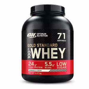 Optimum Nutrition Gold Standard 100% Whey Proteina Cookies & Cream 2.27 kg (71 Servings) Argentina | 01873-KPBW