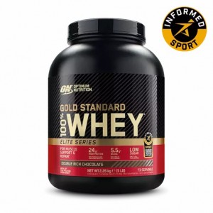 Optimum Nutrition Gold Standard 100% Whey - Elite Series Double Rich Chocolate 2.27 kg (74) Argentina | 05613-MPCO