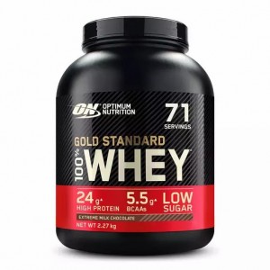 Optimum Nutrition Gold Standard 100% Whey Proteina Extreme Milk Chocolate 2.27 kg (71 Servings) Argentina | 39076-PSGU