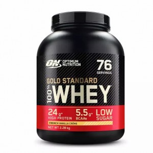 Optimum Nutrition Gold Standard 100% Whey Proteina French Vainilla 2.28 kg (76 Servings) Argentina | 40193-ZSKL