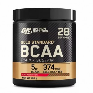 Optimum Nutrition Gold Standard BCAA Train + Sustain Strawberry Kiwi 266 grams (28 Servings) Argentina | 75148-FNGK