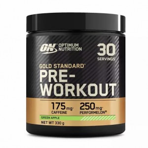 Optimum Nutrition Gold Standard Pre-Workout Green Apple 330 grams (30 Servings) Argentina | 46923-ZCKG