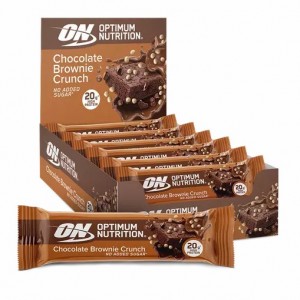 Optimum Nutrition Protein Bar Chocolate Brownie Crunch 650 grams (10 Bars) Argentina | 51307-TSOL