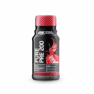 Optimum Nutrition Pure Pre 200 Pre-Workout Shot Berry 60ml (12 shots) Argentina | 94065-SPDM