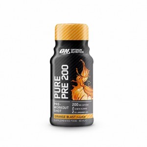 Optimum Nutrition Pure Pre 200 Pre-Workout Shot Orange 60ml (12 shots) Argentina | 61473-TVBC