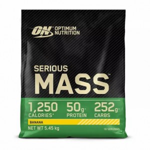 Optimum Nutrition Serious Mass Banana 5.45 kg - Notify me Argentina | 07932-YCRU