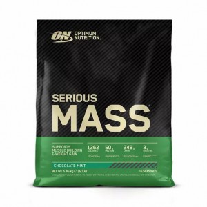 Optimum Nutrition Serious Mass Chocolate Mint 5.45 kg (16 Servings) Argentina | 78650-WHYN