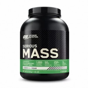 Optimum Nutrition Serious Mass Cookies & Cream 2.73 kg (8 Servings) Argentina | 61358-QXLY