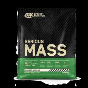 Optimum Nutrition Serious Mass Cookies & Cream 5.45 kg (16 Servings) Argentina | 39052-TMDX