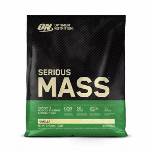 Optimum Nutrition Serious Mass Gainer Vainilla 5.45 kg (16 Servings) Argentina | 84673-REZF