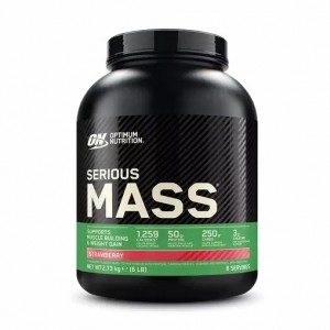 Optimum Nutrition Serious Mass Strawberry 2.73 kg (8 Servings) Argentina | 90762-QKXD