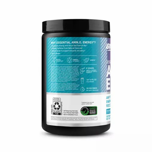 Optimum Nutrition ESSENTIAL AMIN.O. ENERGY® *new* Rainbow Sherbet - Notify Me 0.6 lb - Notify me Argentina | 68927-OSHV