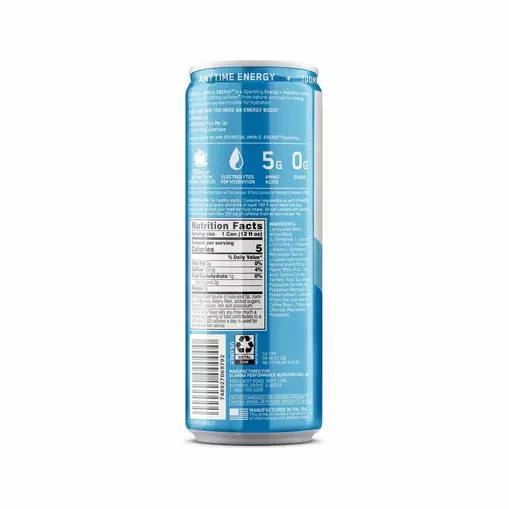 Optimum Nutrition ESSENTIAL AMIN.O. ENERGY+ Electrolytes Sparkling *new* Blue Raspberry Rush 355ml * 12 Cans (12 Servings) Argentina | 32160-HOBM