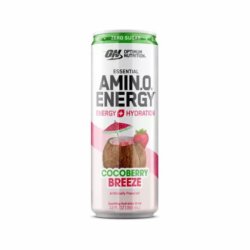 Optimum Nutrition ESSENTIAL AMIN.O. ENERGY+ Electrolytes Sparkling *new* Cocoberry Breeze 355ml * 12 Cans (12 Servings) Argentina | 16875-ZHVP