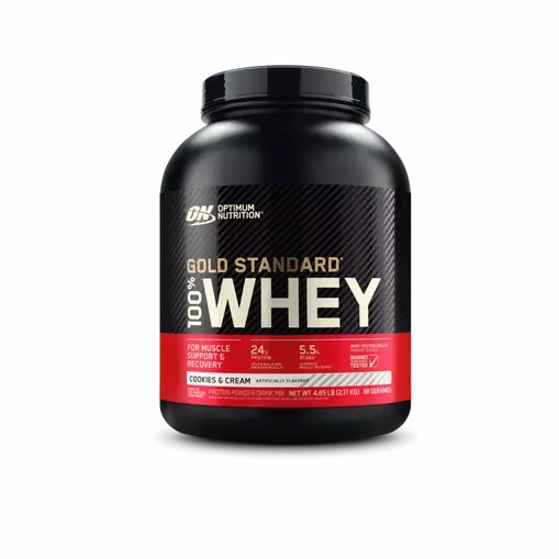 Optimum Nutrition GOLD STANDARD 100% WHEY™ Cookies & Cream 5 lb (68 Servings) Argentina | 91230-BEIU