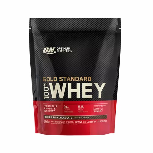 Optimum Nutrition GOLD STANDARD 100% WHEY™ Double Rich Chocolate 1.5 lb (22 Servings) Argentina | 61754-EBFO