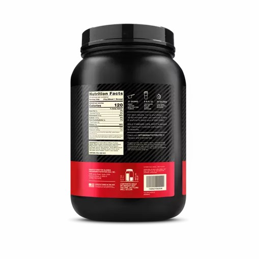 Optimum Nutrition GOLD STANDARD 100% WHEY™ Strawberries & Cream 2 lb (29 Servings) Argentina | 81503-ZAQM