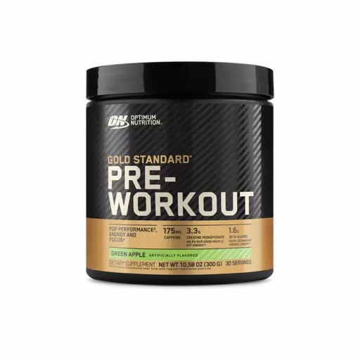 Optimum Nutrition GOLD STANDARD® Pre-Workout Green Apple 0.66 lb (30 Servings) Argentina | 23479-OUIQ