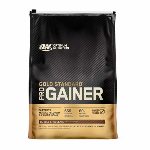 Optimum Nutrition GOLD STANDARD® Pro Gainer Double Chocolate 10.19 lb (28 Servings) Argentina | 45910-NSHI