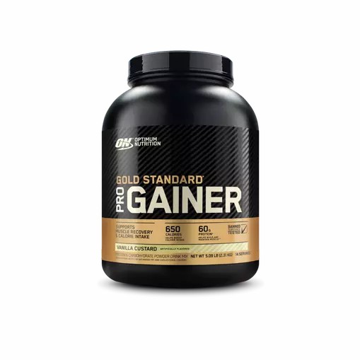 Optimum Nutrition GOLD STANDARD® Pro Gainer Vainilla Custard 5.09 lb (14 Servings) Argentina | 39106-NEYW