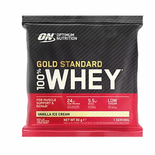 Optimum Nutrition Gold Standard 100% Whey Powder Sachets Vainilla Ice Cream 1 sachet (30 grams) Argentina | 48623-HAKF