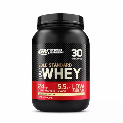 Optimum Nutrition Gold Standard 100% Whey Proteina Vainilla Ice Cream 900 grams (30 Servings) Argentina | 28971-VASM