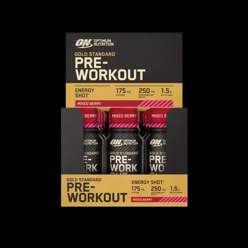 Optimum Nutrition Gold Standard Pre-Workout Shot Mixed Berry 720 ml (12 pieces) Argentina | 37659-GVBJ