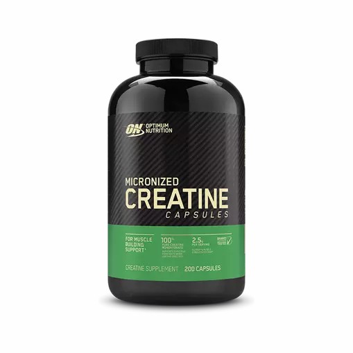 Optimum Nutrition Micronized Creatine Capsules 200 Capsules (100 Servings) Argentina | 42713-APSH