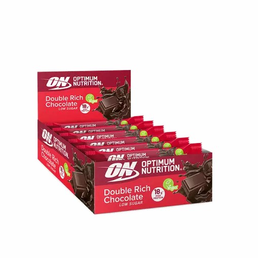 Optimum Nutrition Plant Protein Bar Double Rich Chocolate 720 grams (12 Bars) Argentina | 82504-NQJF