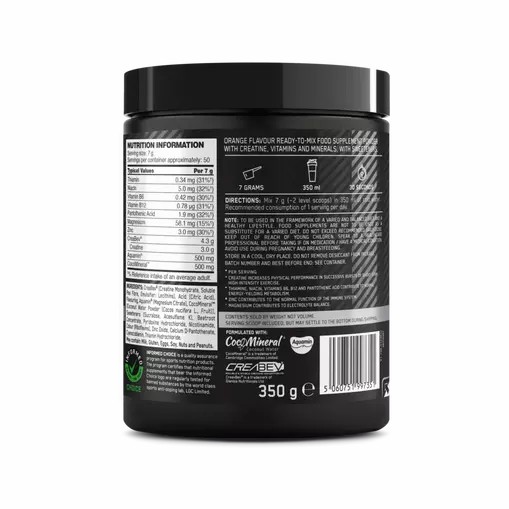 Optimum Nutrition Platinum Creatine Plus Orange 350 grams (50 Servings) Argentina | 98714-QJLP