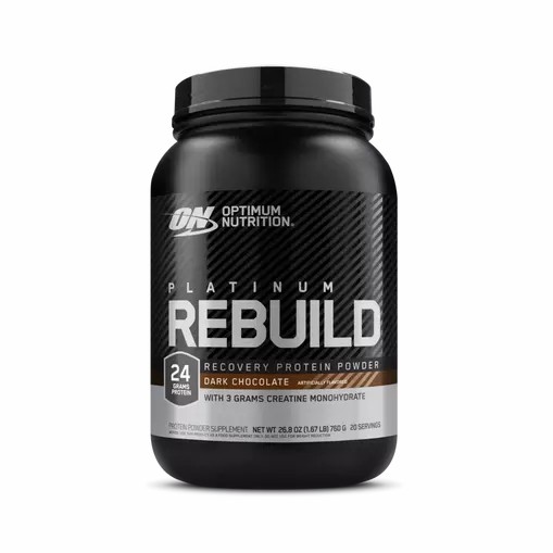 Optimum Nutrition Platinum Rebuild Dark Chocolate 1.67 lb (20 Servings) Argentina | 13298-XGPD