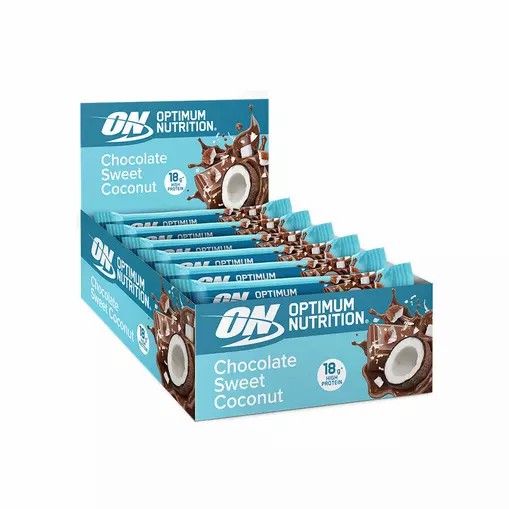 Optimum Nutrition Protein Bar Chocolate Sweet Coconut 720 grams (12 Bars) Argentina | 89405-QPSZ