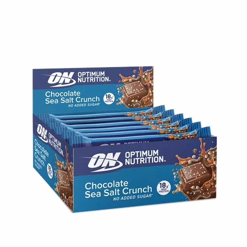 Optimum Nutrition Protein Bar Chocolate Sea Salt Crunch 720 grams (12 Bars) Argentina | 35749-OEUG