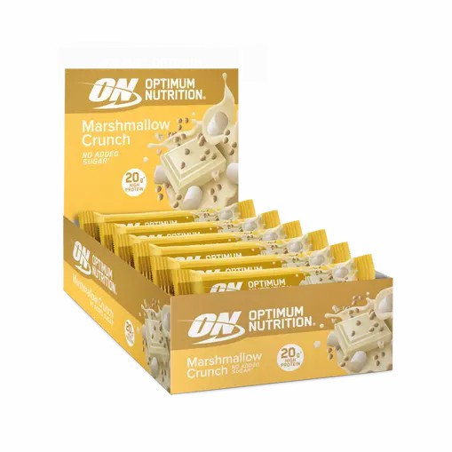 Optimum Nutrition Protein Bar Marshmallow Crunch 650 grams (10 Bars) Argentina | 18972-DPCX