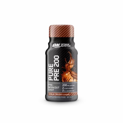 Optimum Nutrition Pure Pre 200 Pre-Workout Shot Cola 60ml (12 shots) Argentina | 53218-BNKD