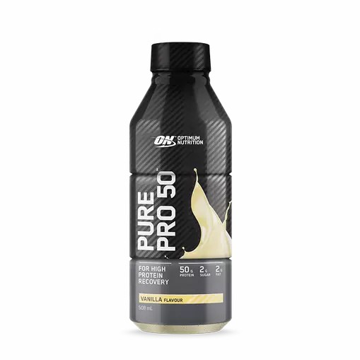 Optimum Nutrition Pure Pro 50 Vainilla 508ml (12 bottles) Argentina | 45396-WDAI