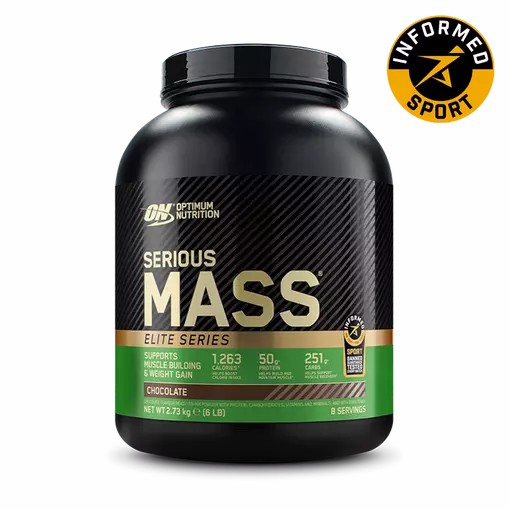 Optimum Nutrition Serious Mass - Elite Series 2.73 kg (8 Servings) Argentina | 38725-SIQW